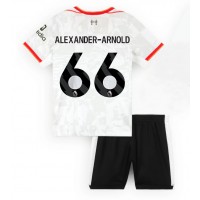 Camiseta Liverpool Alexander-Arnold #66 Tercera Equipación Replica 2024-25 para niños mangas cortas (+ Pantalones cortos)